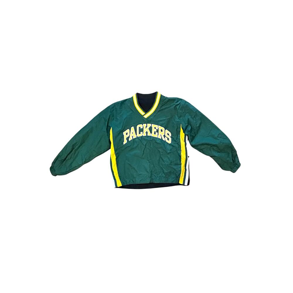 Vintage Green Bay Packers Starter ProLine Pullover Reversible Jacket Youth Large